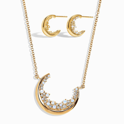 Lush Luna Necklace & Hoops