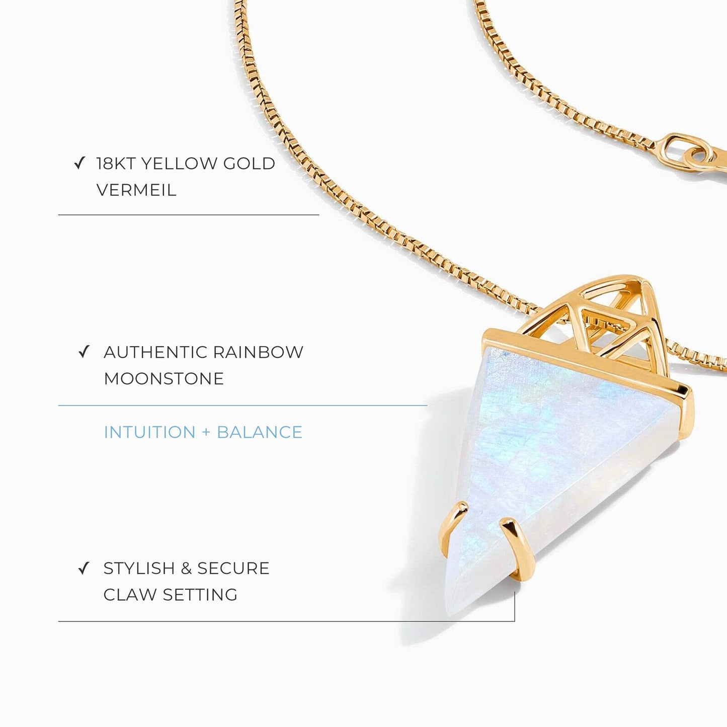 Moonstone Necklace - Myth