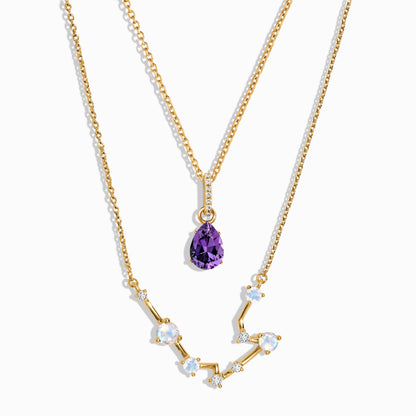 Aquarius Zodiac Constellation & Amethyst Sway