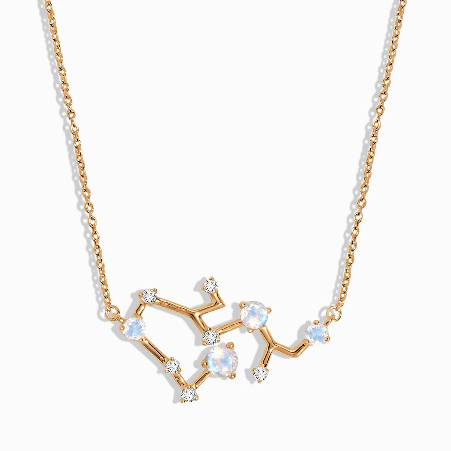 Moonstone Necklace - Sagittarius Zodiac Constellation