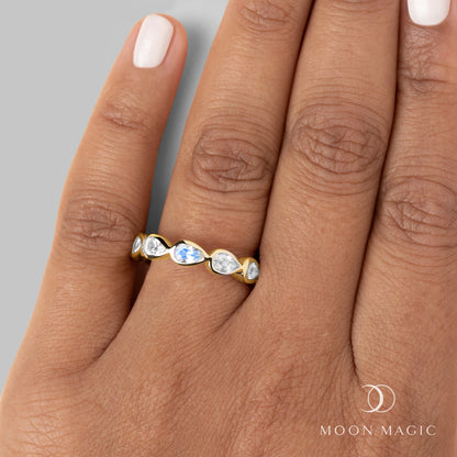 Moonstone Ring - The Fiery