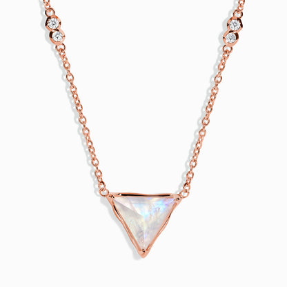 Moonstone Necklace - Pyramid