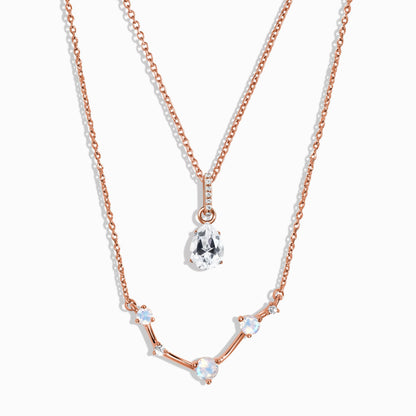 Aries Zodiac Constellation & White Topaz Sway