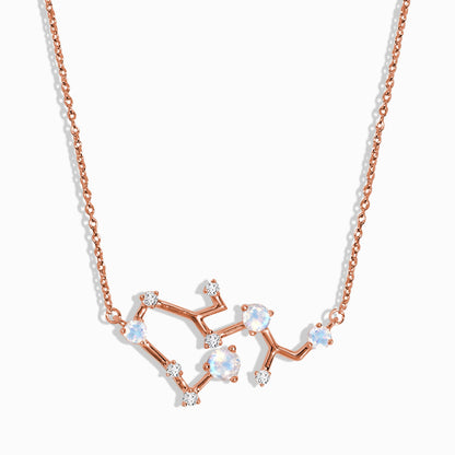 Moonstone Necklace - Sagittarius Zodiac Constellation