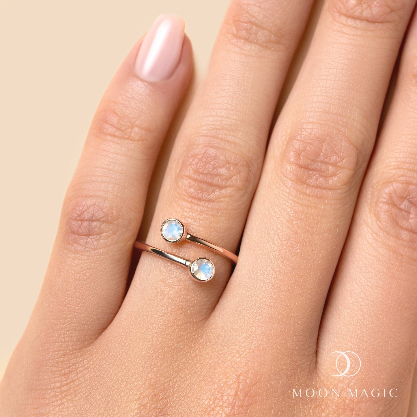 Adjustable Moonstone Ring - Evolve