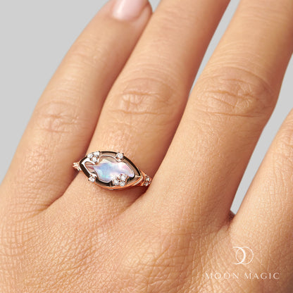 Moonstone Ring - Starry Eyed