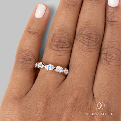 Moonstone Ring - The Fiery