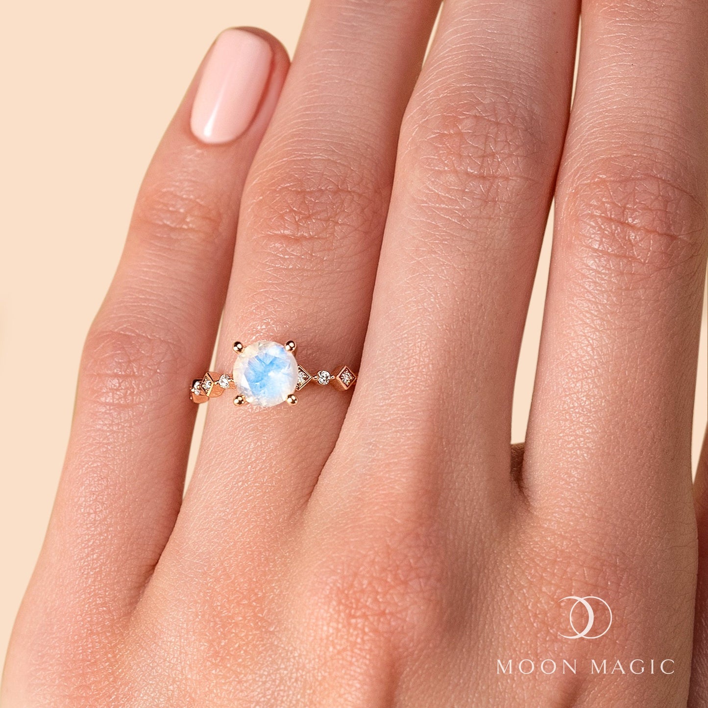 Moonstone Diamond Ring - Truth