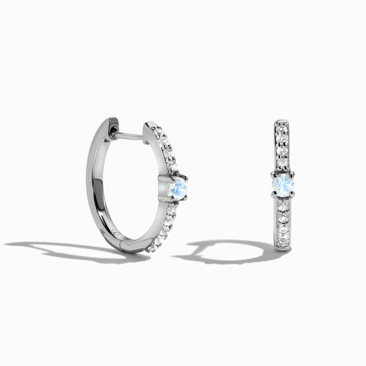 Moonstone Earrings - Excellence Hoops