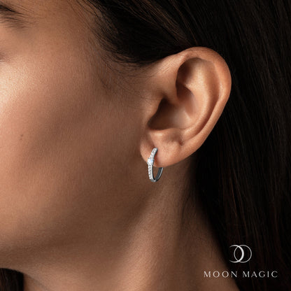 Moonstone Earrings - Excellence Hoops