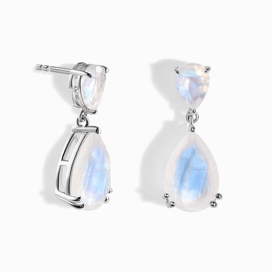 Moonstone Earrings - Elegance