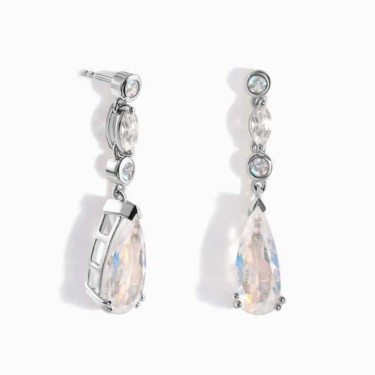 Moonstone Earrings - Dainty