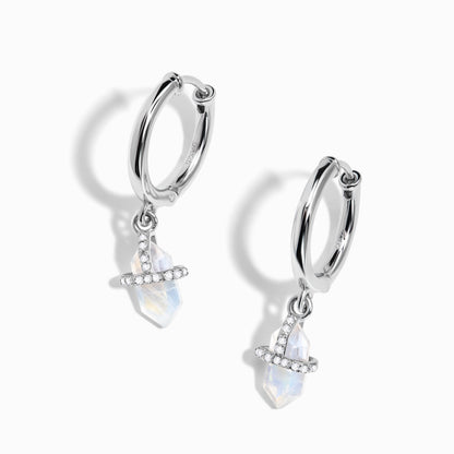 Moonstone Earrings - Utopia Hoops