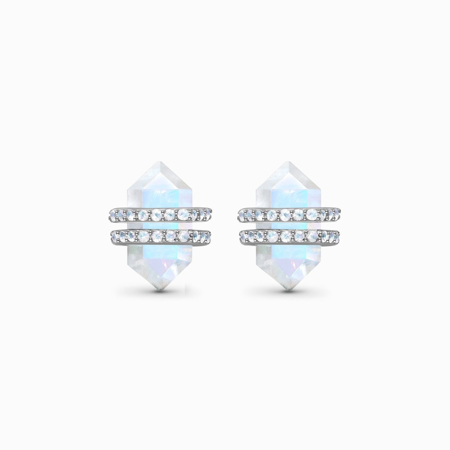 Moonstone Earrings - Euphoria Studs