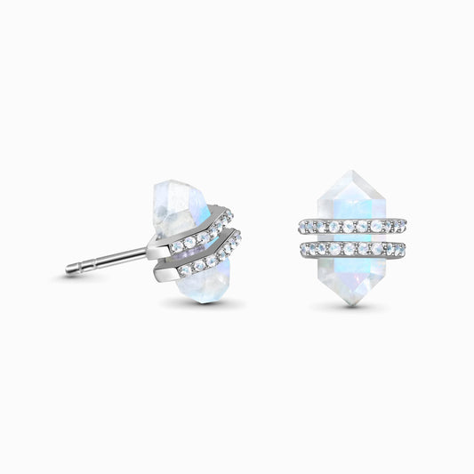 Moonstone Earrings - Euphoria Studs