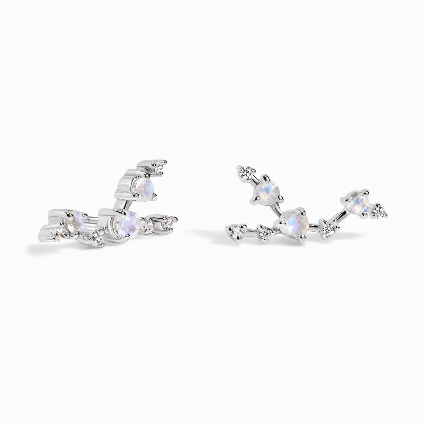 Moonstone Earrings - Taurus Zodiac Constellation