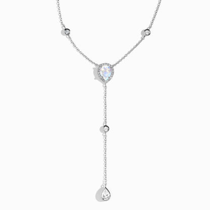 Moonstone Lariat Necklace - Sensual