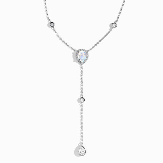 Moonstone Lariat Necklace - Sensual