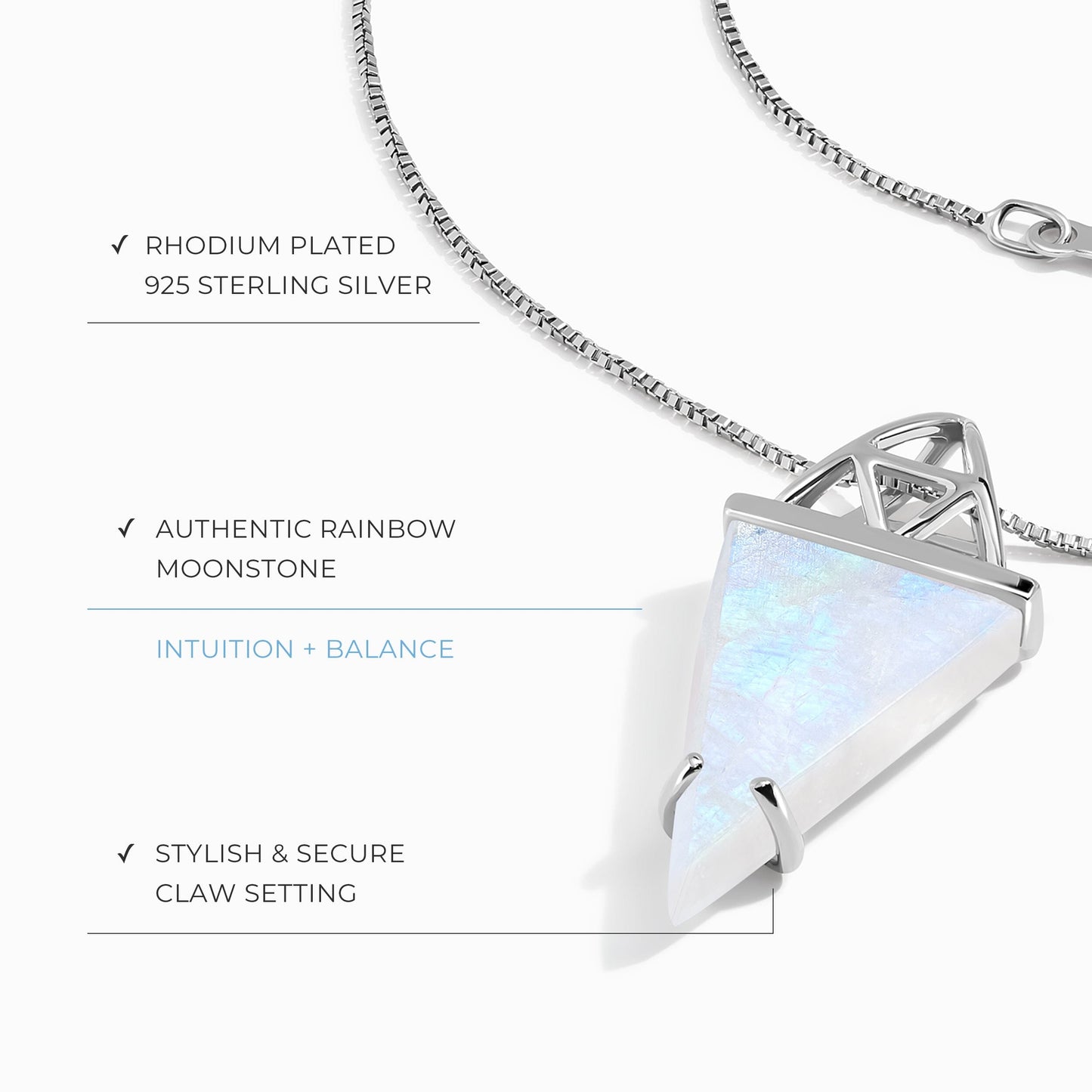 Moonstone Necklace - Myth