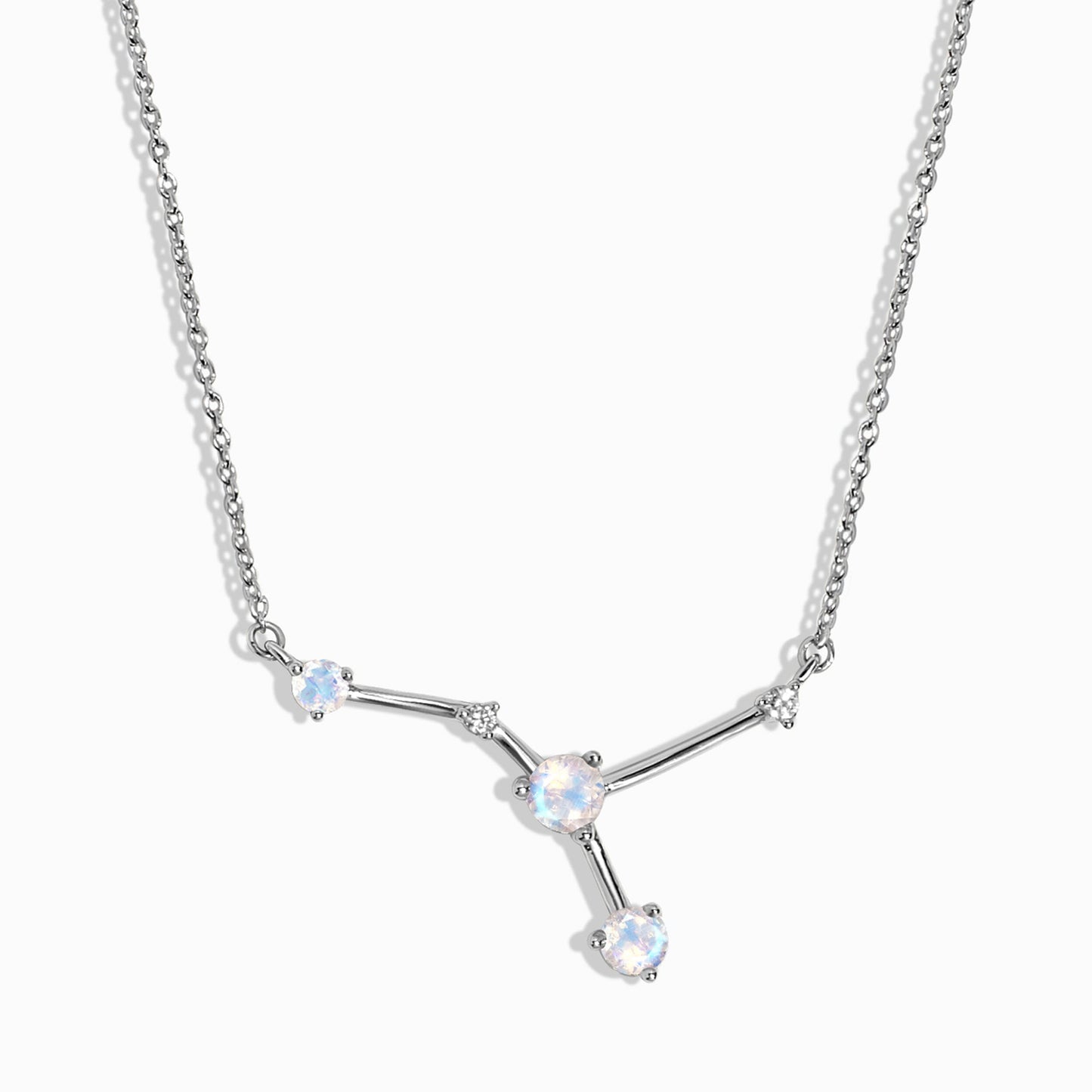 Moonstone Necklace - Cancer Zodiac Constellation