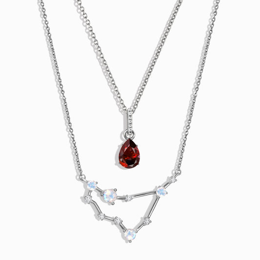 Capricorn Zodiac Constellation & Garnet Sway