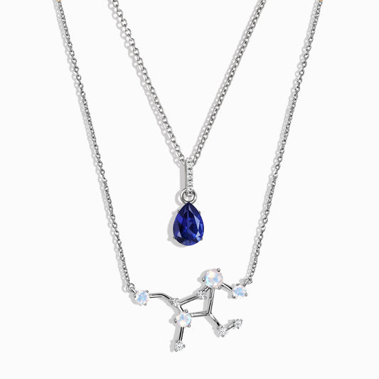 Virgo Zodiac Constellation & Blue Sapphire Sway