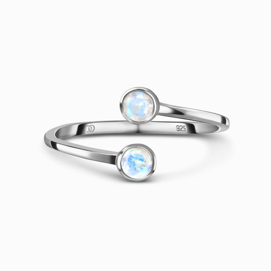 Adjustable Moonstone Ring - Evolve