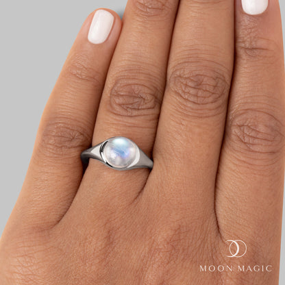 Moonstone Signet Ring - The Empowered