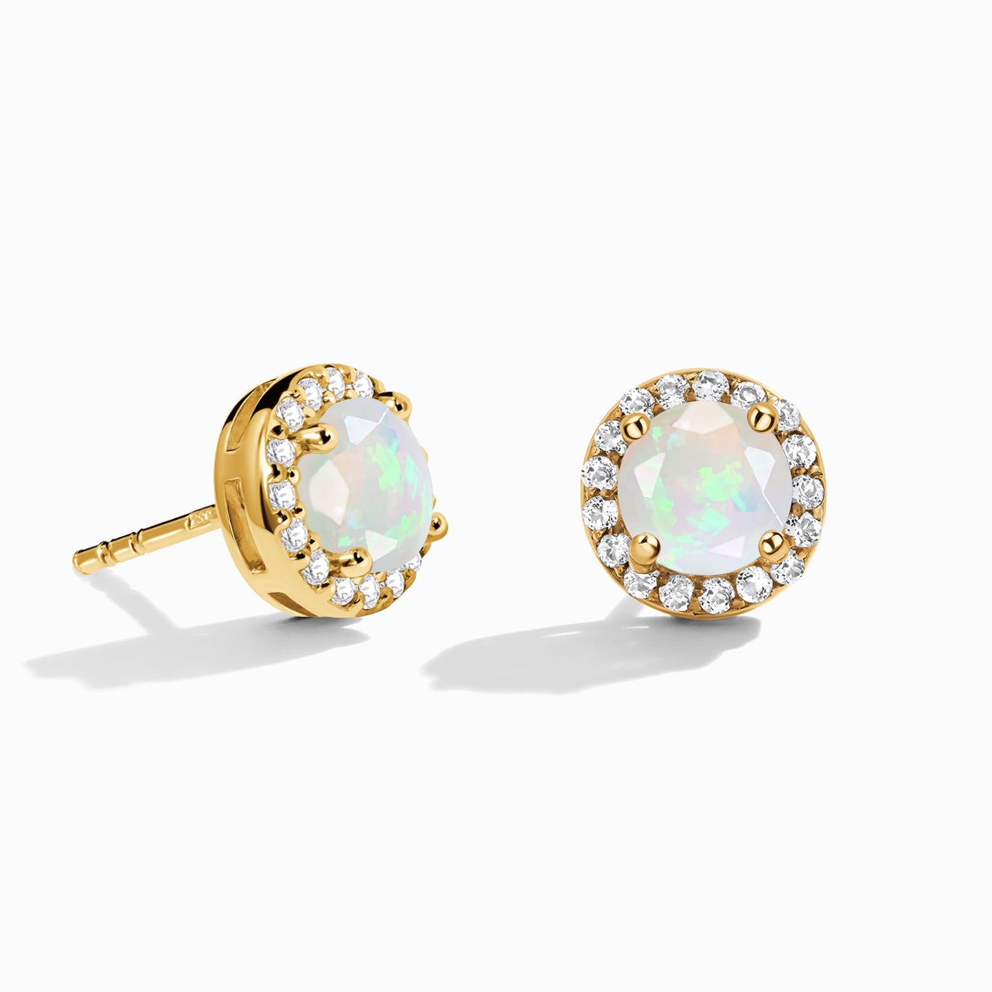 Opal Venus Studs - October Birthstone