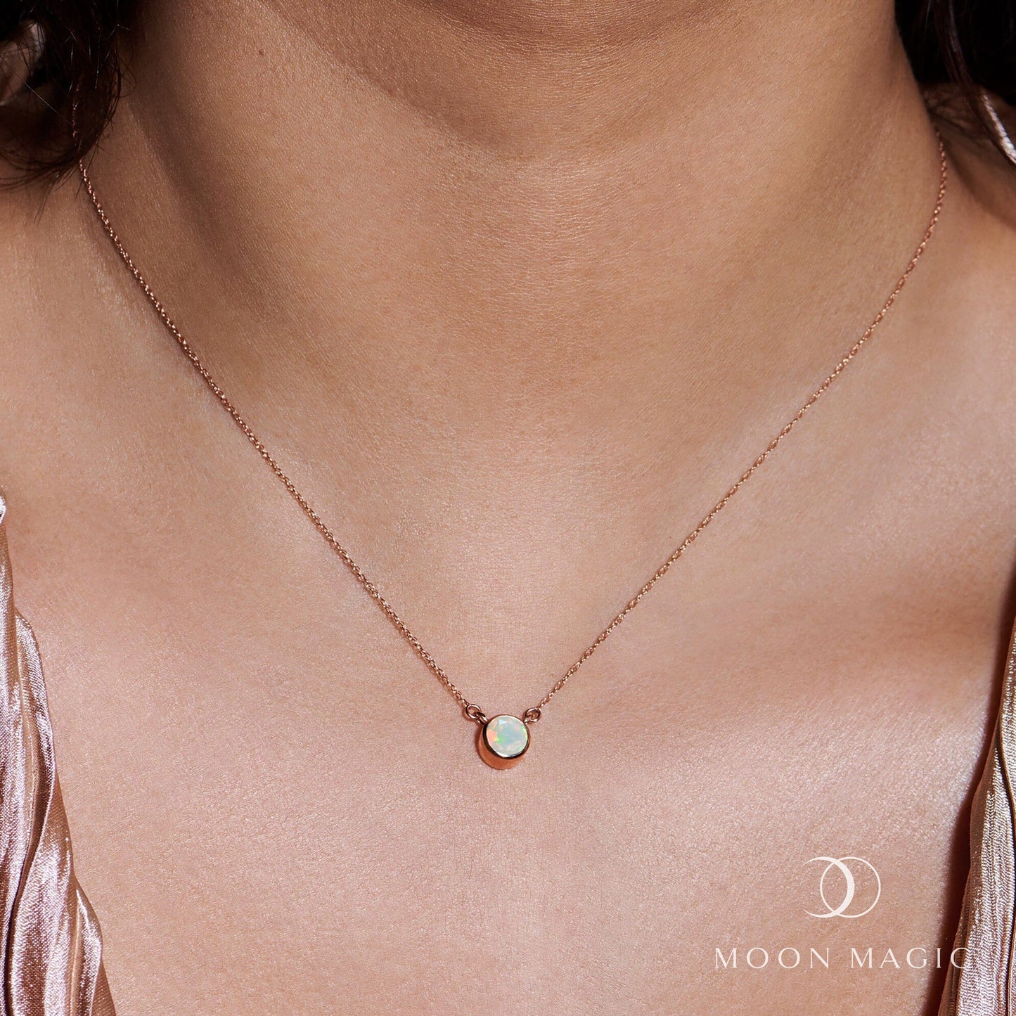 Opal Necklace - Solitaire