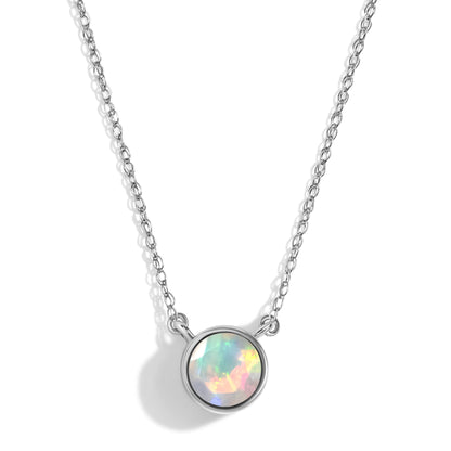 Opal Necklace - Solitaire