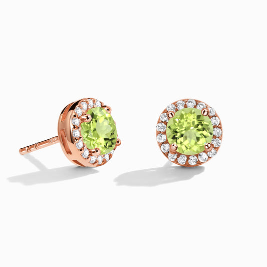 Peridot Venus Studs - August Birthstone