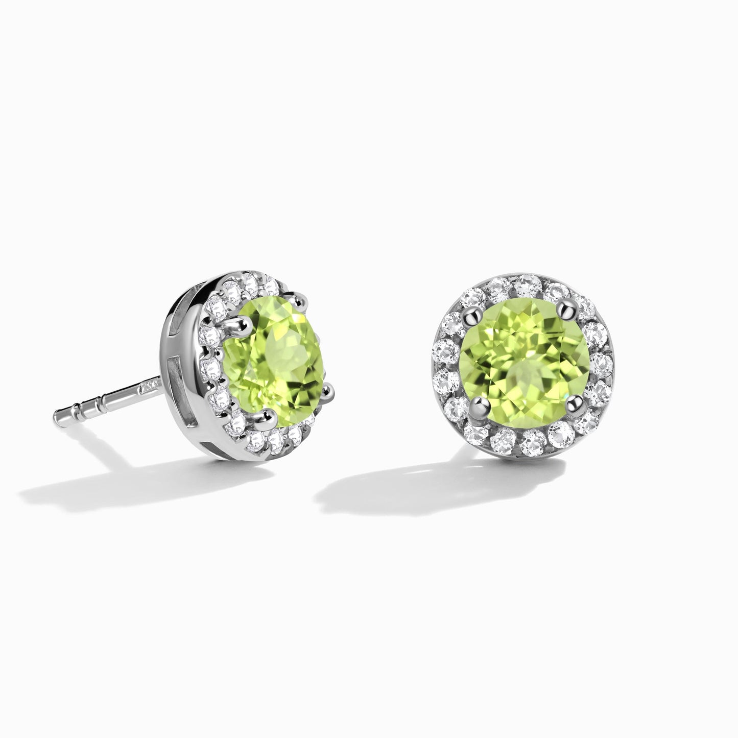 Peridot Venus Studs - August Birthstone