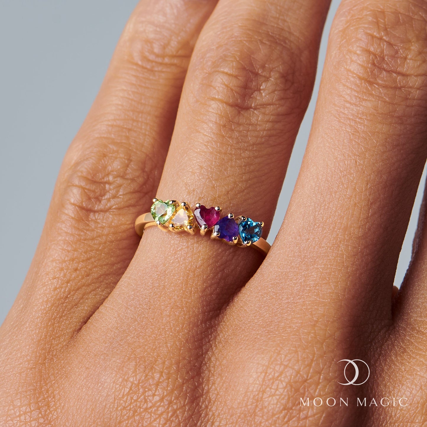 Multigemstone Ring - Love Is Love