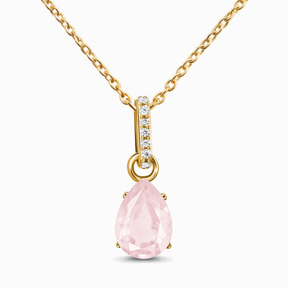 Rose Quartz Necklace - Sway