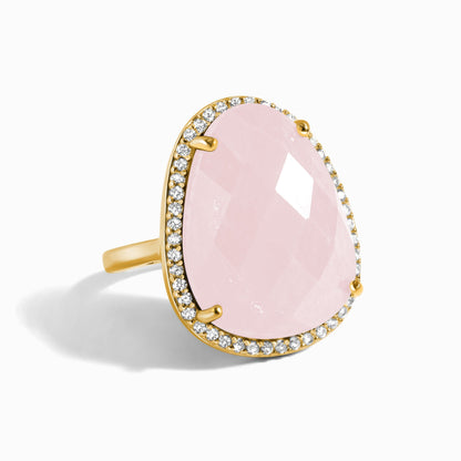 Rose Quartz Ring - Glamorous