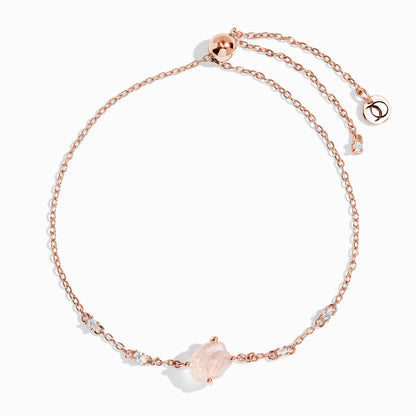 Raw Crystal Bracelet - Rose Quartz 'Self Love'