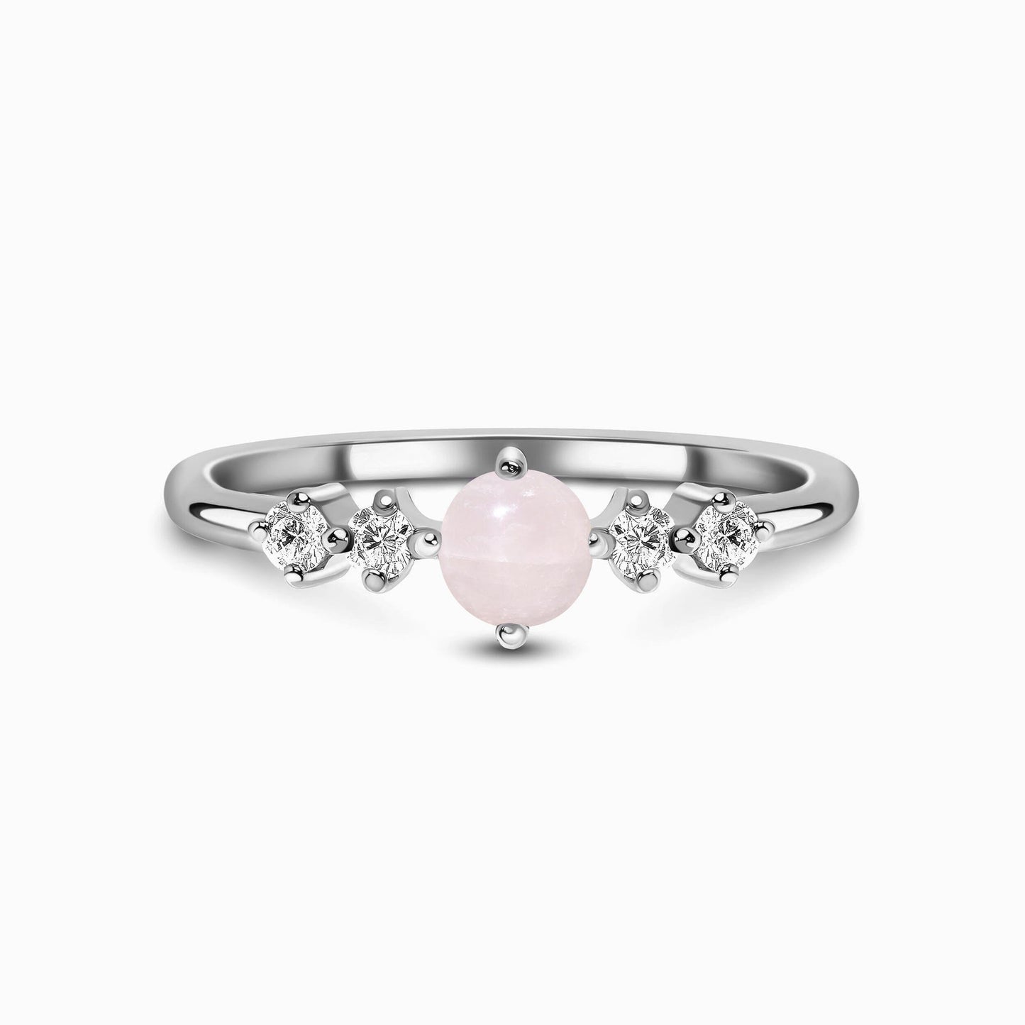 Rose Quartz Ring - Loveliness