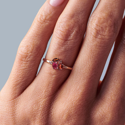 Ruby Garnet Ring - Orion