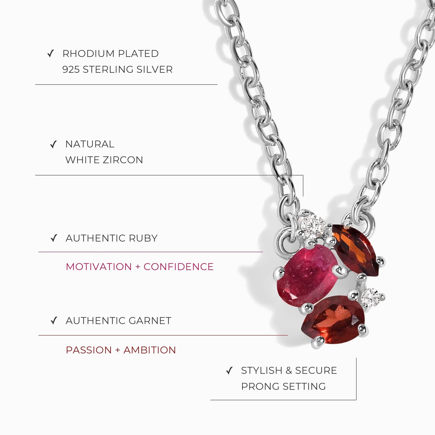 She's Subtle Love (Ruby & Garnet) - Gift Set