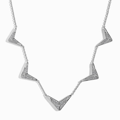 White Zircon Necklace - Triluxe