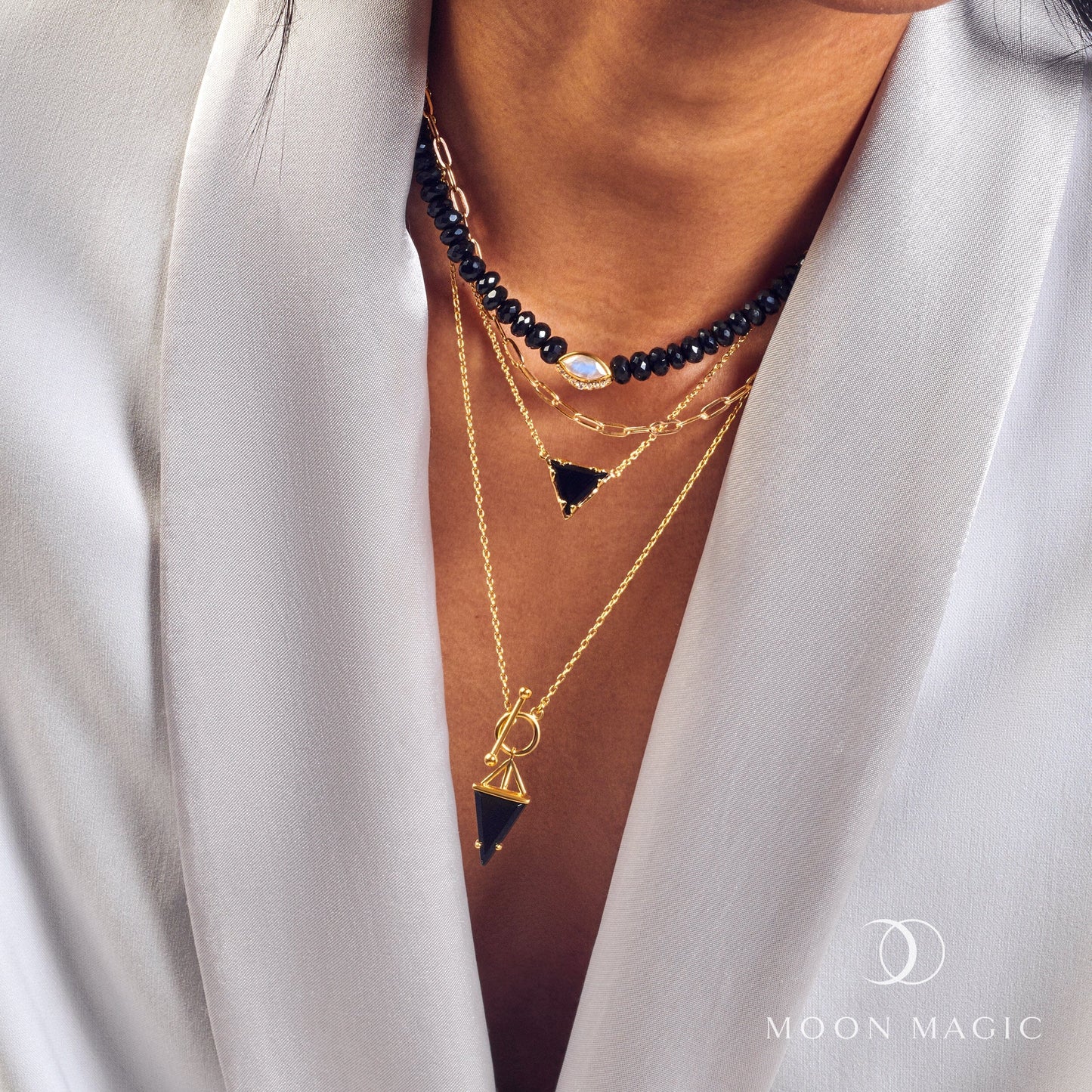 Black Onyx Necklace - Dune