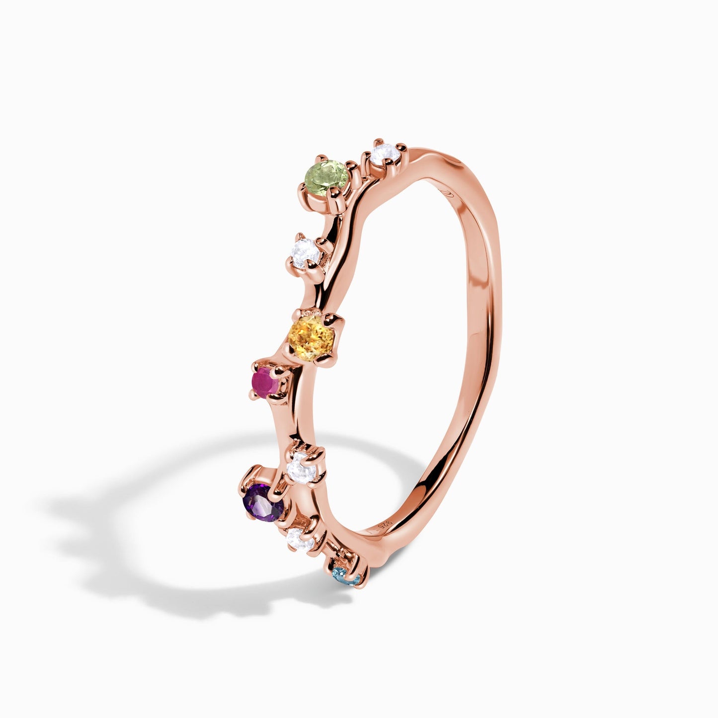 Multigemstone Ring - Lovedust Band