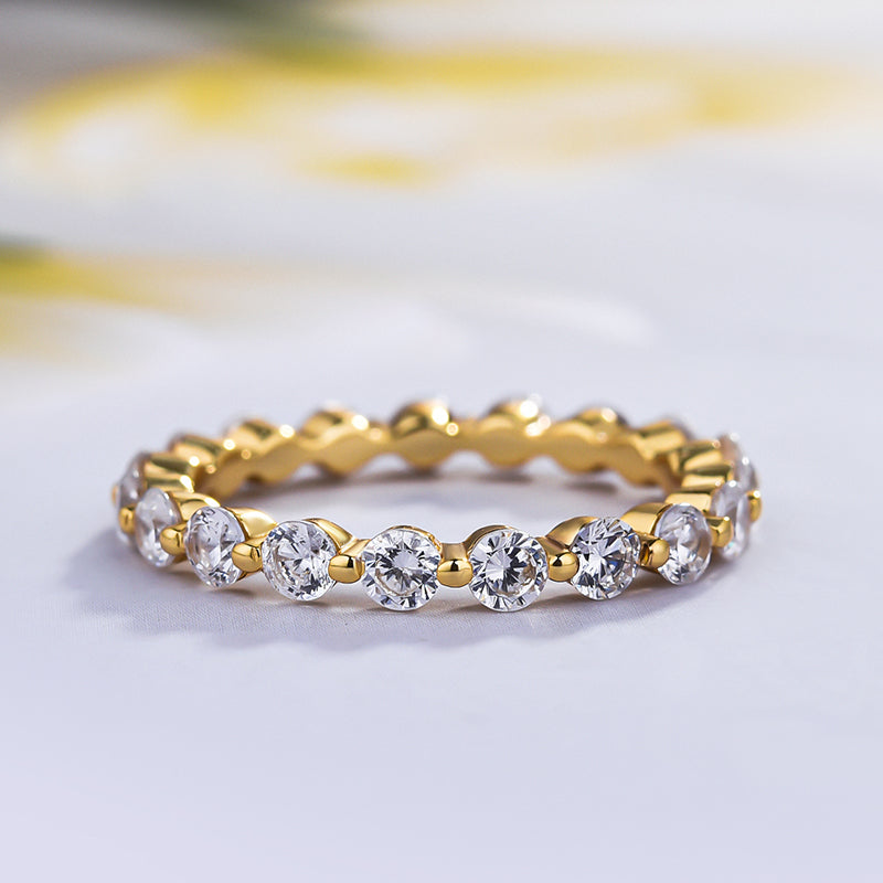 Stunning Yellow Gold Radiant Cut Wedding Ring Set For Women In Sterling Silver-Maxinejewelry