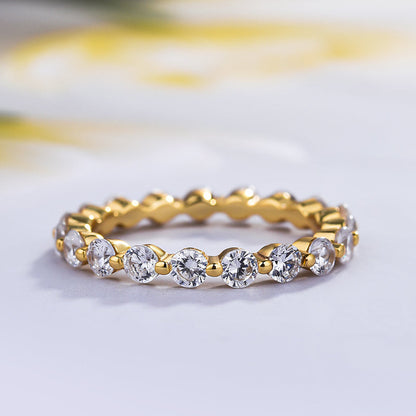 Stunning Yellow Gold 4PC Wedding Ring Set For Women In Sterling Silver-Maxinejewelry