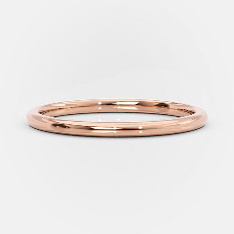 Simple Wedding Band For Women In Sterling Silver