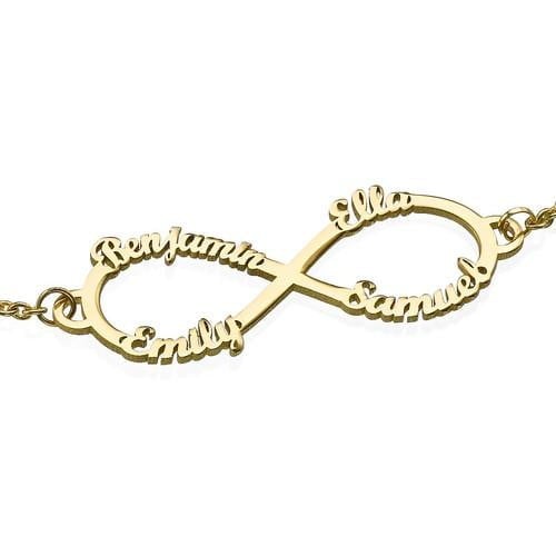 Gold Plating 4 Names Bracelet Custom-silviax