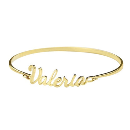 Personalized Name Bangle Bracelet-silviax