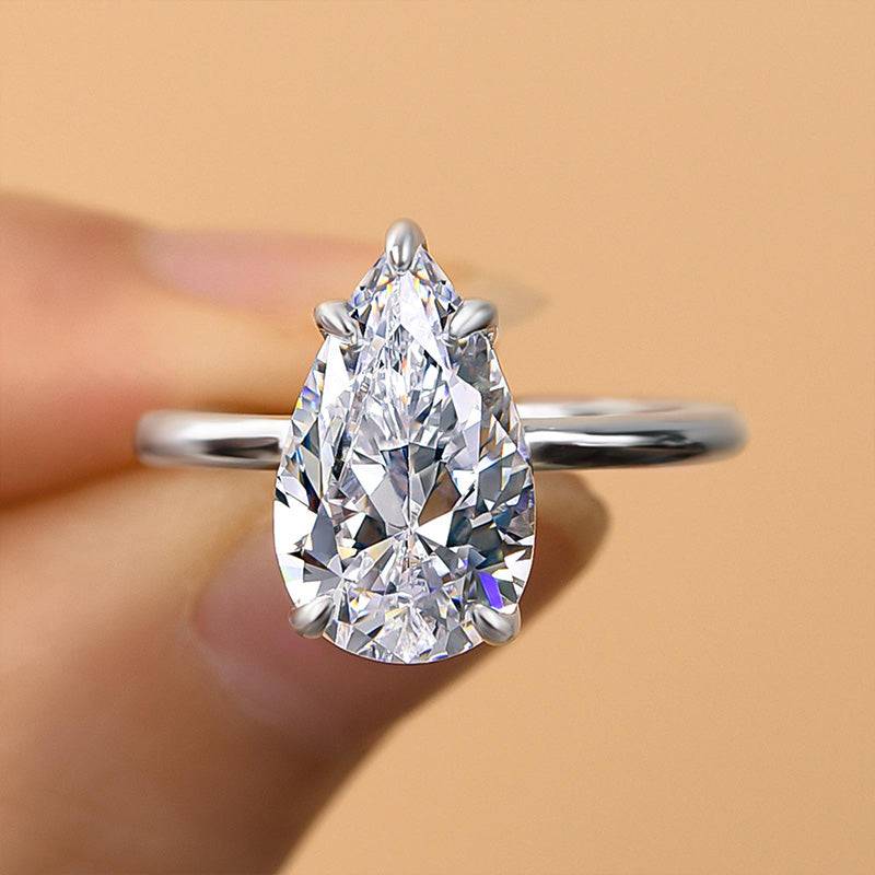 Classic Pear Cut Engagement Ring