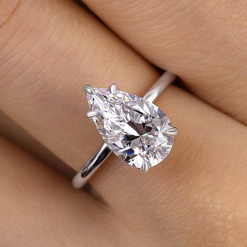 Classic Pear Cut Engagement Ring